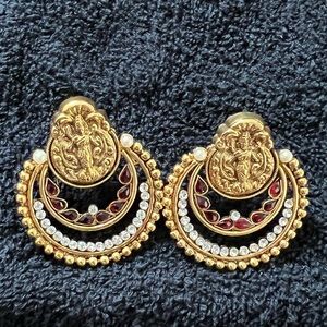 Indian chandbali earrings